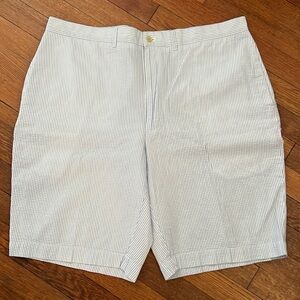 Polo Ralph Lauren Blue and White Seersucker Shorts 40